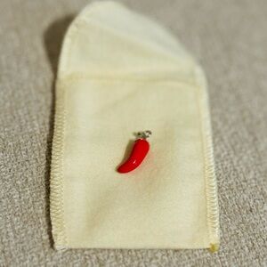 *Retired* NWT Spicy Jalapeño vibrant red charm in excellent condition.